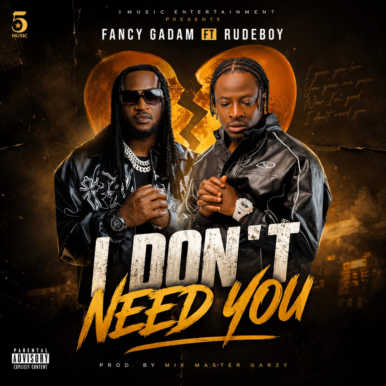 Fancy Gadam ft Rudeboy – I Don't Need You