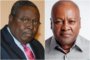 Martin Amidu and John Dramani Mahama