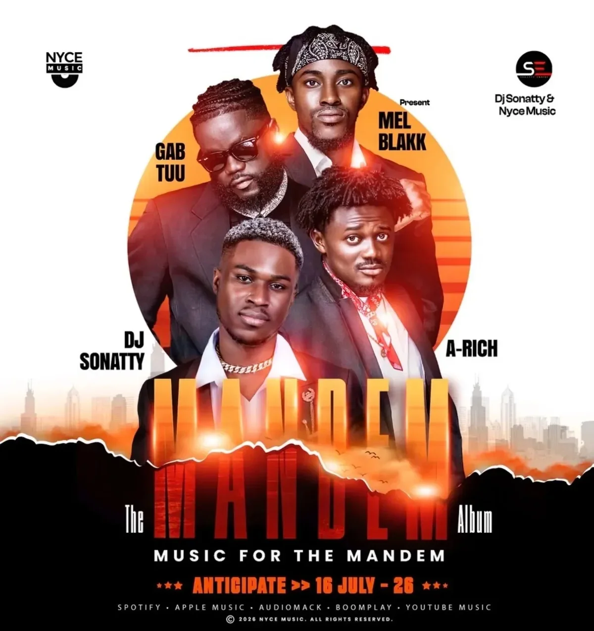 MANDEM EP By DJ Sonatty, Mel Blakk, Gab Tuu & A-Rich